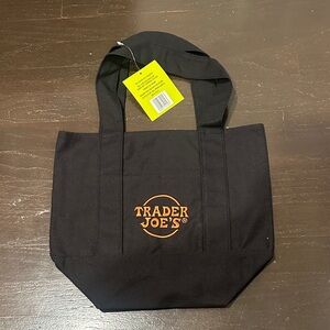 Trader Joe's Black mini Tote Bag